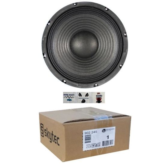 Haut-parleurs Midrange SP-EM8 20 Cm (8") - Paire, 130 W RMS, 4 Ohms, Pour Portières Voiture, Sensibilité 97 DB
