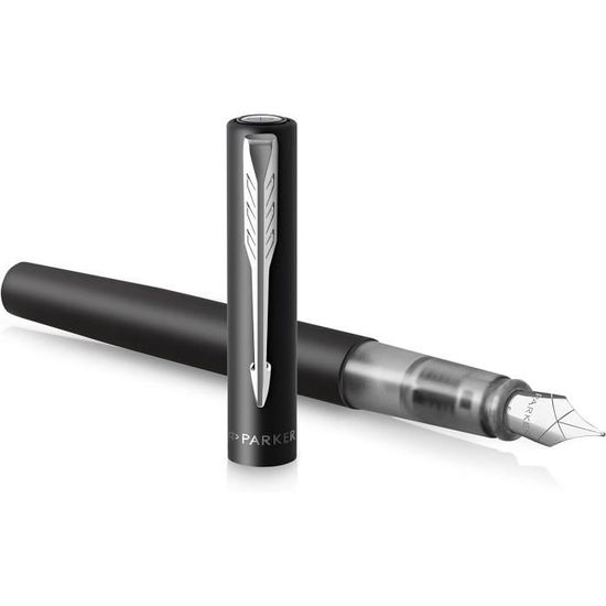 Stylo Plume Parker - Modèle 'reg Tm9' - Plume En Or - Fabriqué En France - 13.5 Cm - Avec Recharge - Occasion Très Bon état