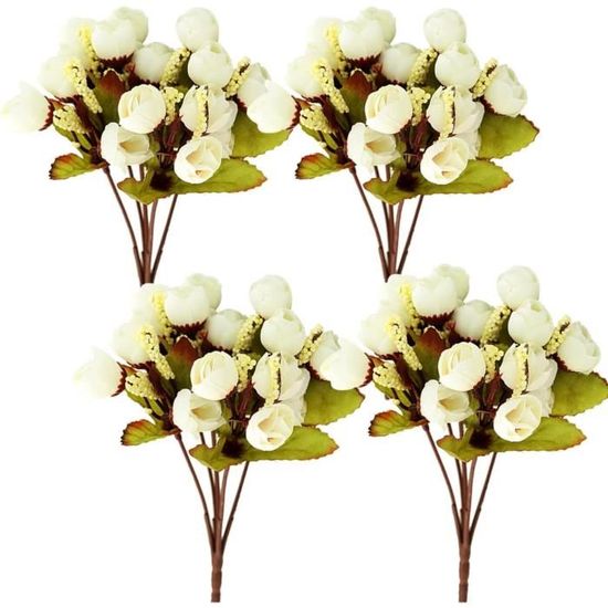 100 Décorations Fleurs Et Feuilles En Bois - Découpe Laser - Pour Peinture Et Scrapbooking - Modèle Mixte