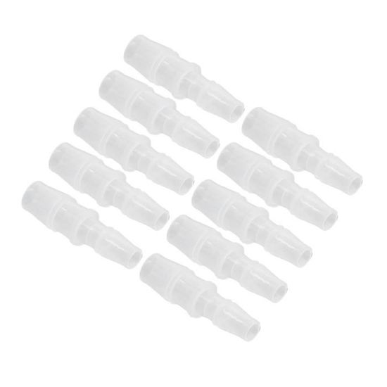 Lot 10 Raccords Réducteurs PE 6mm Vers 9/10/11/12mm – Connecteurs Tuyau Cannelés Pour Pompe & Silicone