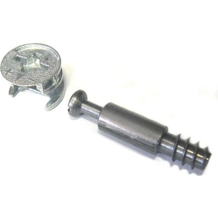 Ferrure encastrée excentrique Strauss Diam15mm x4