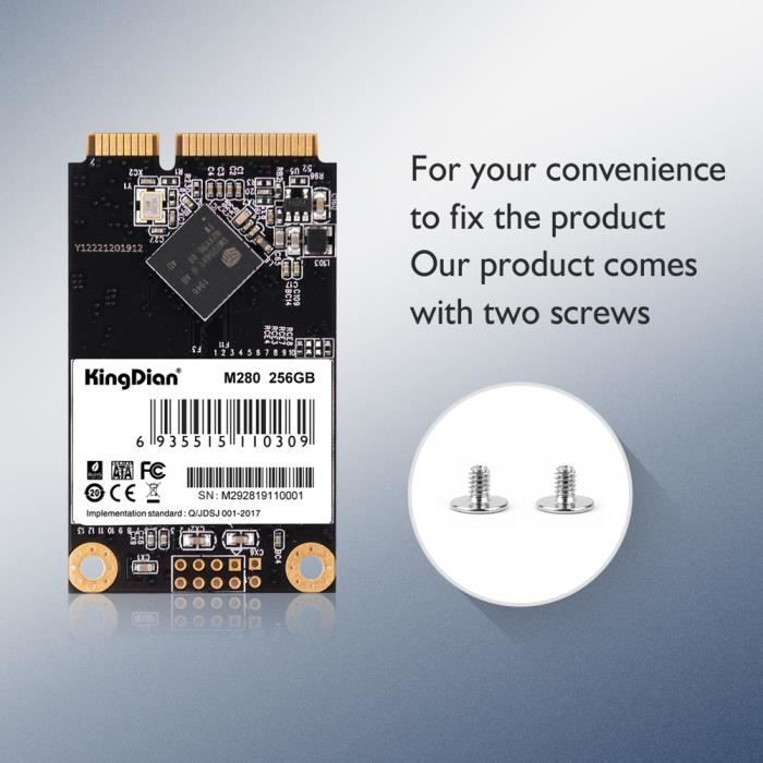 mSATA SSD 1 To Mini SATA SSD Disque dur interne pour ordinateur portable pour Dell ThinkPad