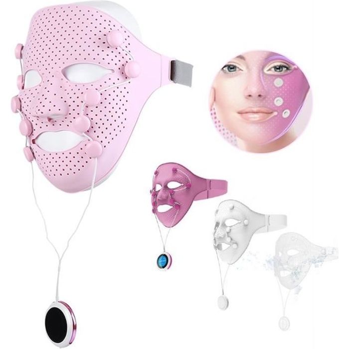 Électrique EMS Massager pour masque pour le visage Vibration Beauté Masseur Anti-rides Aimant Massage Masque Facial SPA