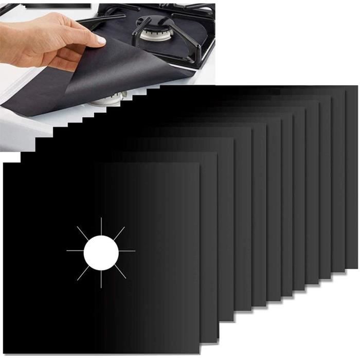 CACHE PLAQUE pang 12 Piegraveces Plaque de Cuisson agrave Gaz Universel Protection deacutecran Antiadheacutesif en teacuteflon T97