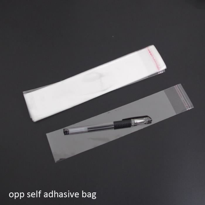 Papier Alimentaire,2018 vente 1000 pièces clair refermable Bopp-poly-cellophane sacs 3x14 + 3cm Transparent Opp cadeau emballage