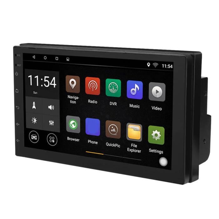 EJ.life Voiture multimédia WiFi Double DIN 7 'WIFI Double 2 Din Autoradio Stéréo Multimédia Bluetooth Lecteur GPS Antenne 1 +