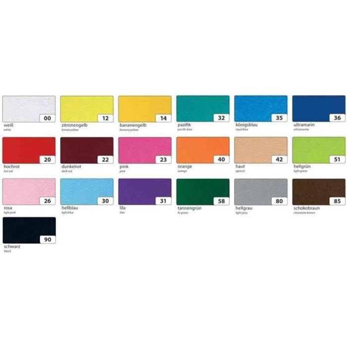 Feutrine de bricolage, (L)200 x (H)300 mm, bleu clair