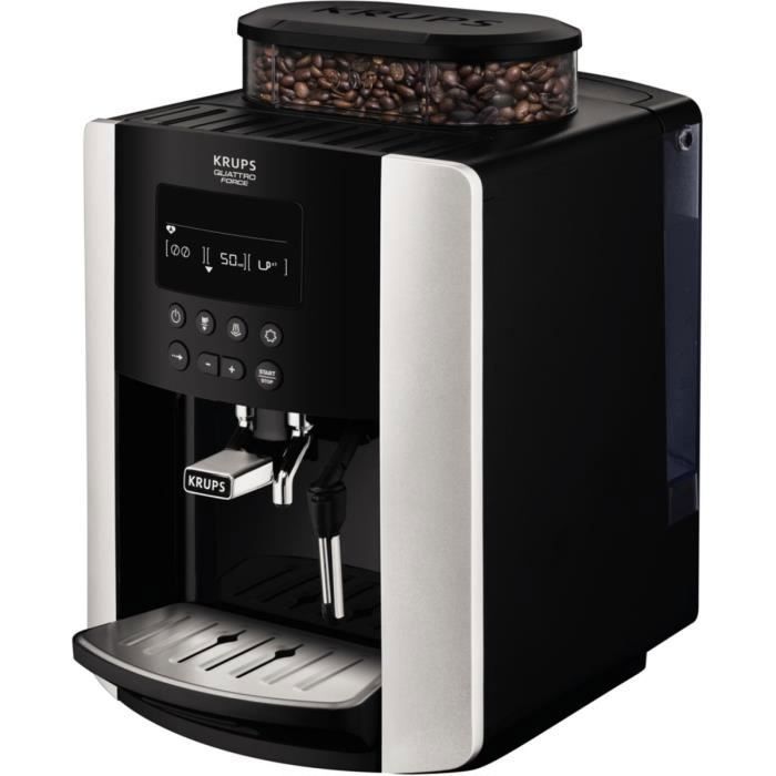 Expresso Broyeur KRUPS YY3075FD Arabica Noir Silver