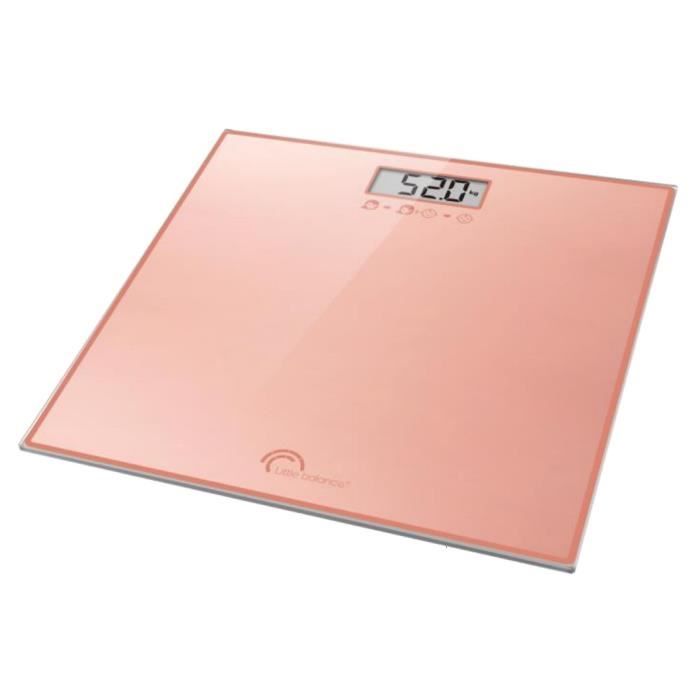 Little balance - pèse-personne électronique 180kg-100g rose nacre - 8270