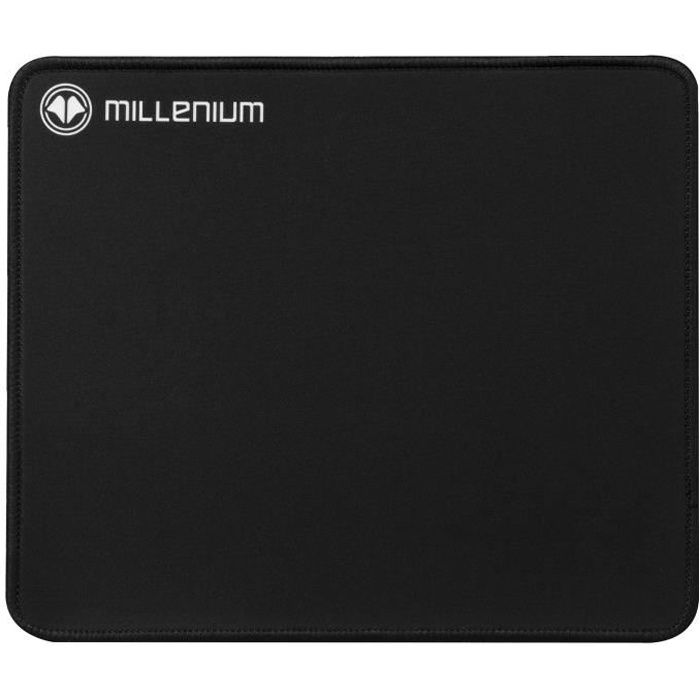 Tapis de souris Millenium MS S Revètement lisse - Antidérapant - Bord résistant cousu -