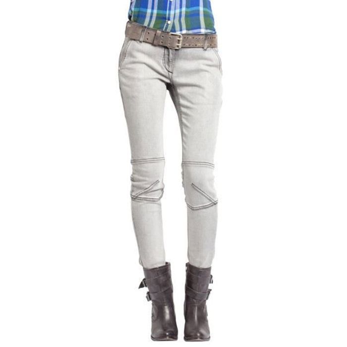 Jean Redskins Femme Skinny Gris …