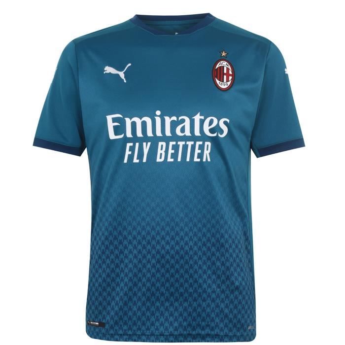 Puma Ac Milan Maillot De Football Troisième Équipe 2020 2021 Hommes