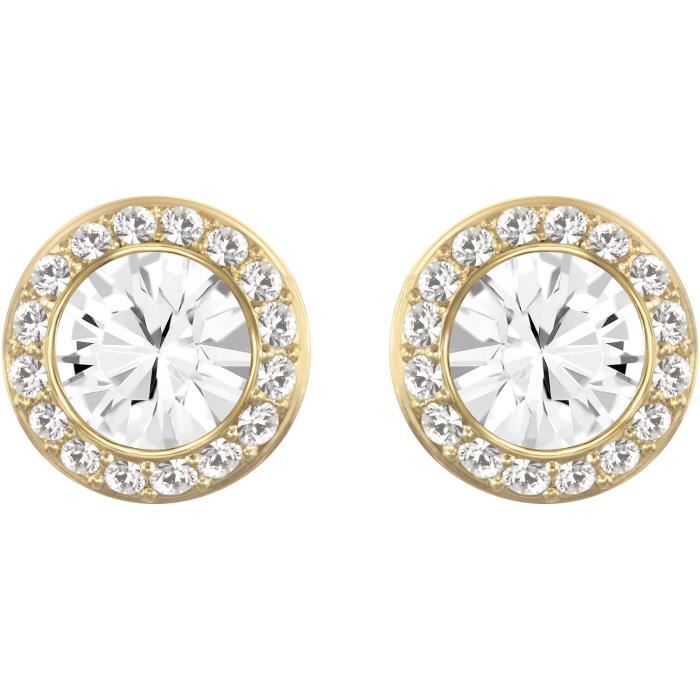 Boucles d'oreilles Swarovski Angelic dorées