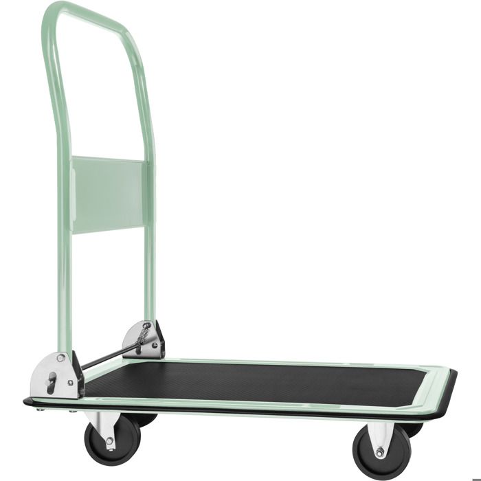 TECTAKE Chariot Pliable 4 roues en Acier 73 cm x 47 cm x 83 cm Charge 150 kg