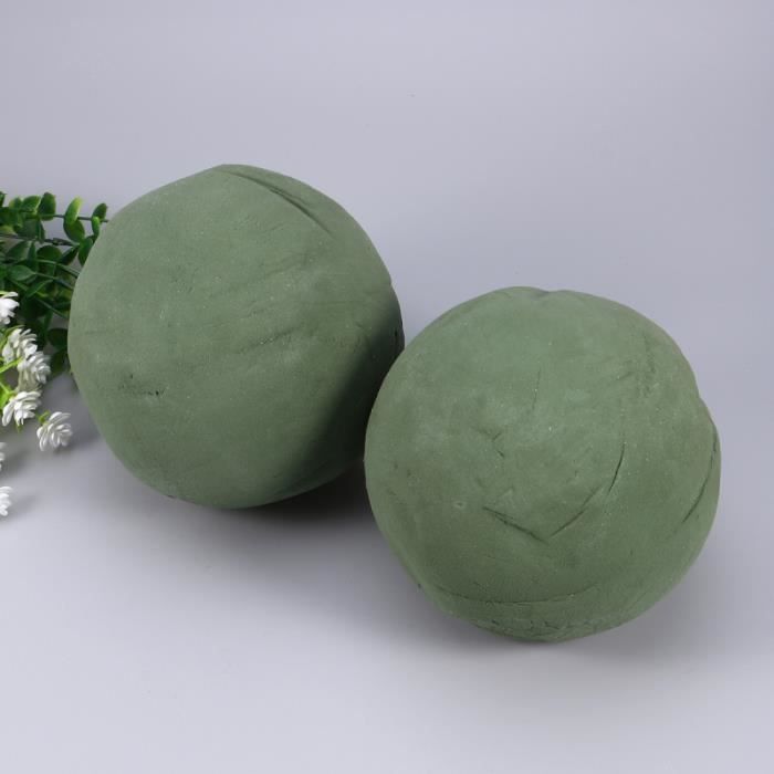 2pcs mousse florale sphère fleur boule de fournitures de fleuriste pour la maison jardin décoration de JARDINIERE - BAC A FLEUR