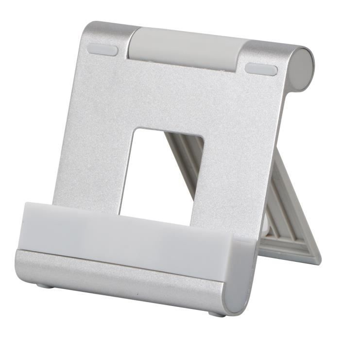 TRIXES Support en Aluminium Réglable Pliable pour iPhones iPads Android Smartphones Windows