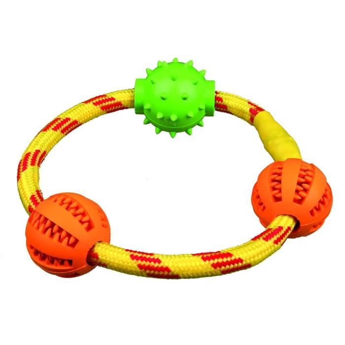 TRIXIE Denta Fun Anneau corde pour chien