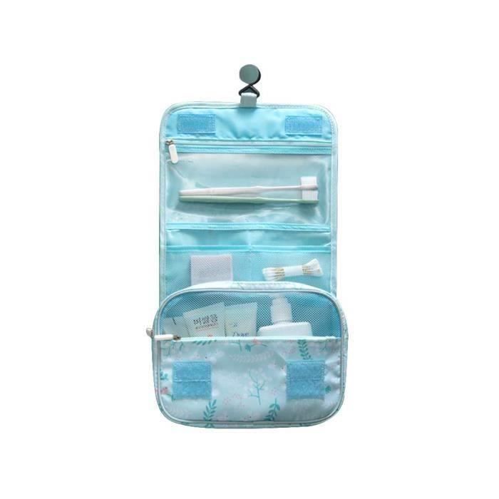 Wu@ Trousse de Toilette Pliable Suspension Cosmétique sion Cosmétique Maquillage Pochette Trousse De Toilette Wash Organizer #2