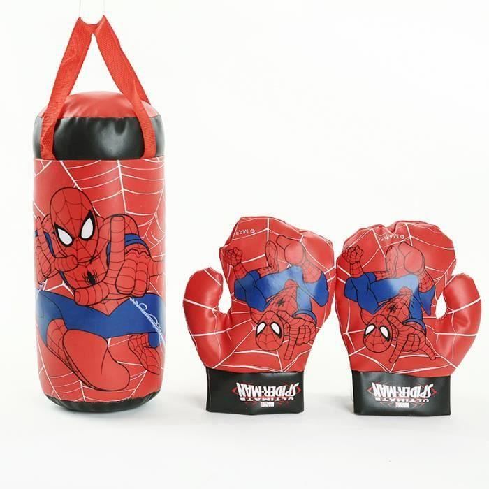 JW19316-MENGMA Gant de Boxe Sac de Frappe Sport Jouet de Combat Rouge pour Enfants