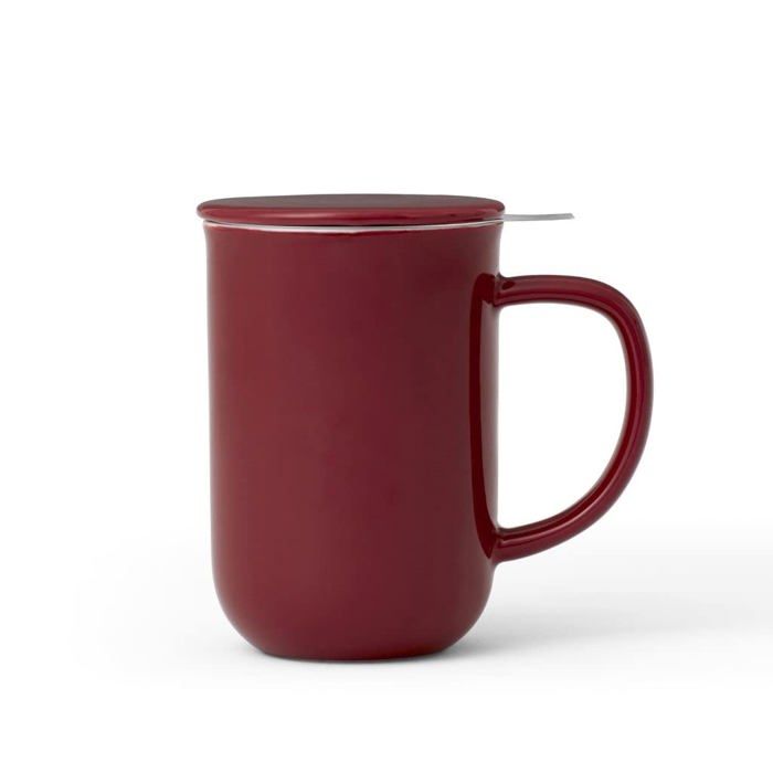 Mug - tasse - mazagran Viva - V77540 - Tasse a the, Porcelaine, Rouge, 13 mm X 14 mm