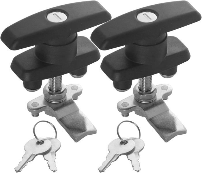 Lot De 2 Serrures De Meubles Avec Clé - Vintage - Serrure Décorative