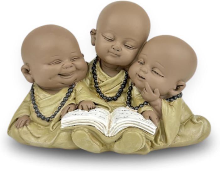Statue Bouddha Bébé Toge Rose Zen’Light - Figurine Positivité Et Sérénité - H 7 Cm - Décoration Intérieur Zen