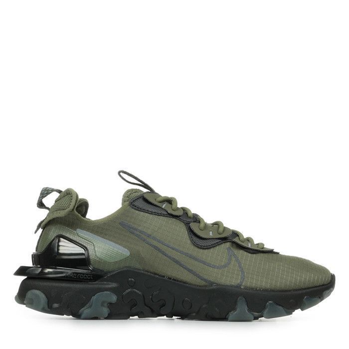 Baskets - Nike - React Vision - Confort surréaliste - Couleur Olive - Lacets