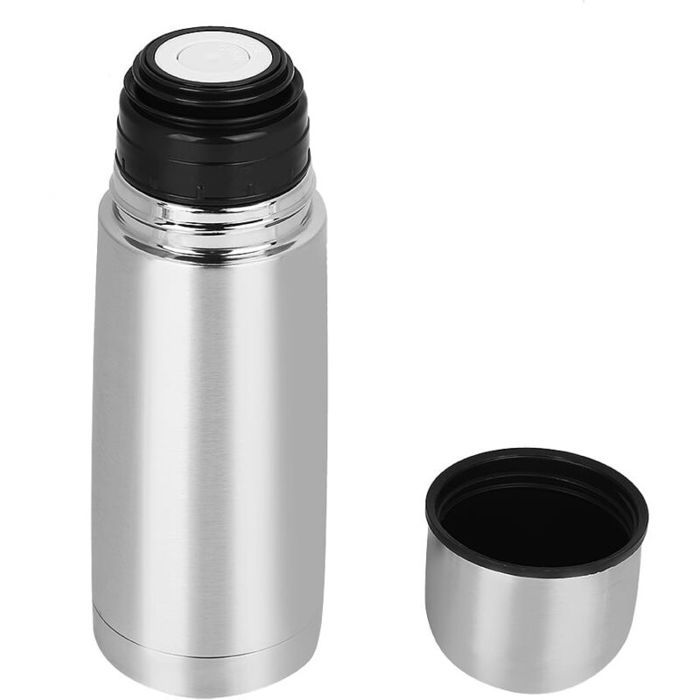 Bouteilles thermos avec bouton poussoir pour boissons chaudes et froides tasse de voyage bouteille deau adaptée pour boire du caf