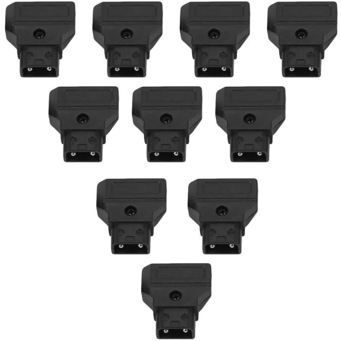 10Pcs D-Tap Dtap Power Male Rewirable Cable Socket Rig Battery YYV ...