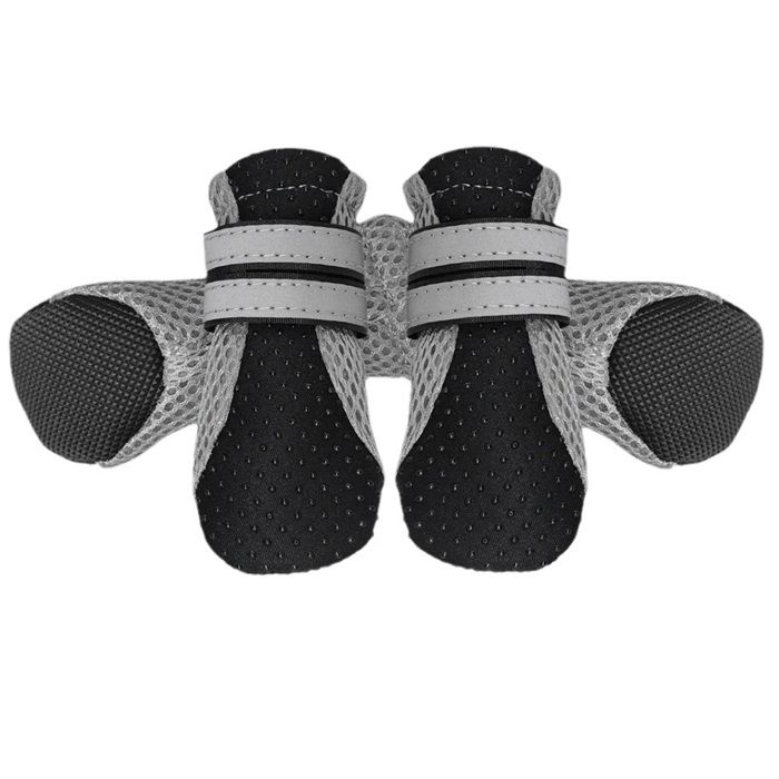 Comparer les prix de Bottes imperméables pour chiens - RNEMITERY - Lot de 4 - Antidérapantes - Lavables - Taille XL noir