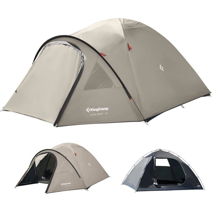 GEERTOP Tente de Camping Ultra légère pour 2 Personnes, Double 3-4 Saisons, pour Camping, randonnée, Sac à Dos