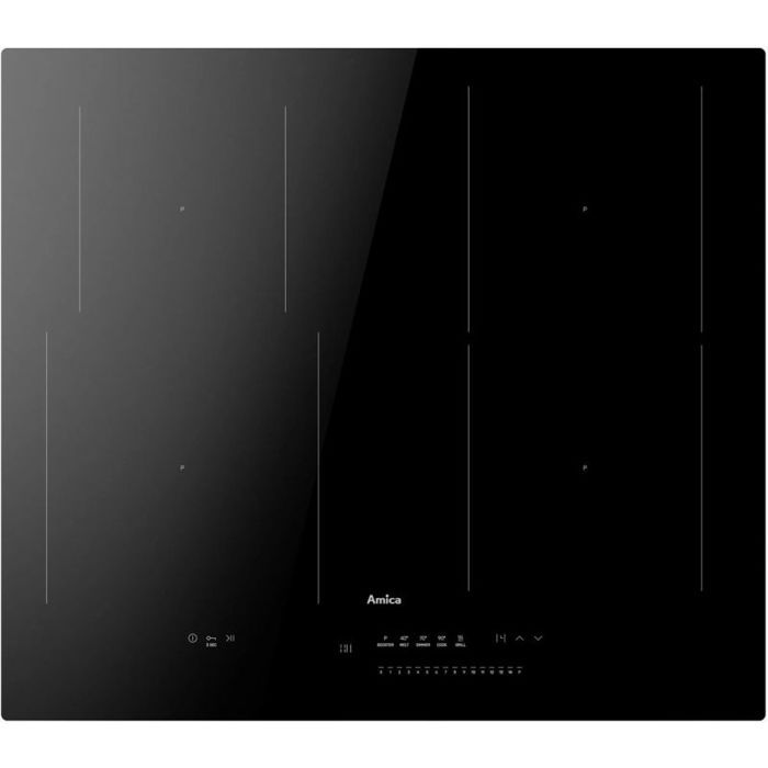 Table de cuisson induction - AMICA - PIM6541PHTSUN 3.0 - 4 zones - Commande tactile - Sécurité enfant