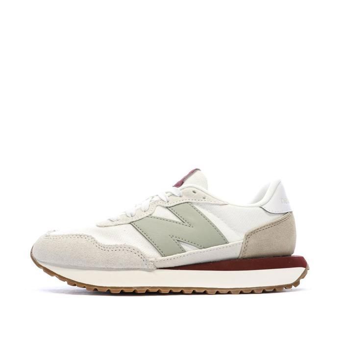 New Balance Baskets Beiges/Vertes Femme New Balance 237