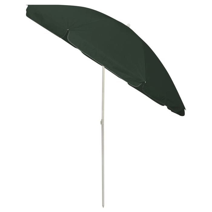 Anticorrosion Parasol de plage Élégant - NANAS - Anti hautes températures - vert 240 cm LH9302476026