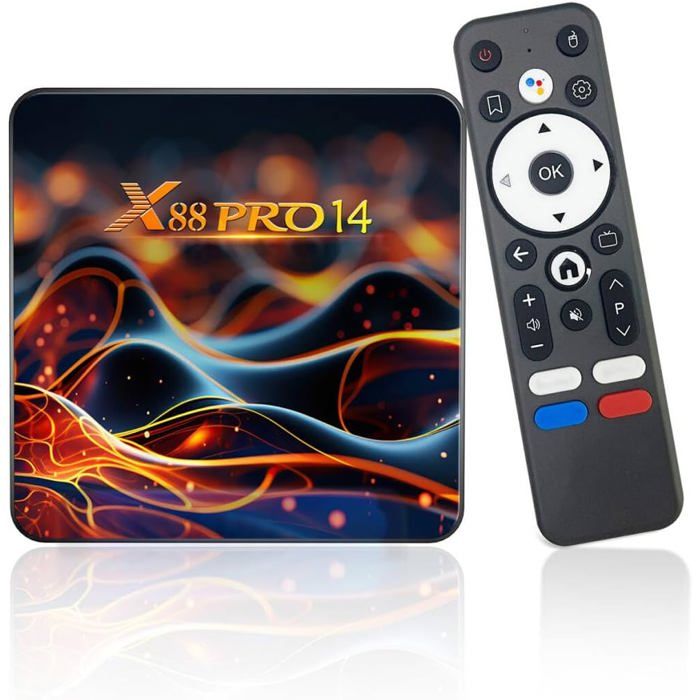 Android 14.0 TV Box TV Box 4K avec 2Go RAM