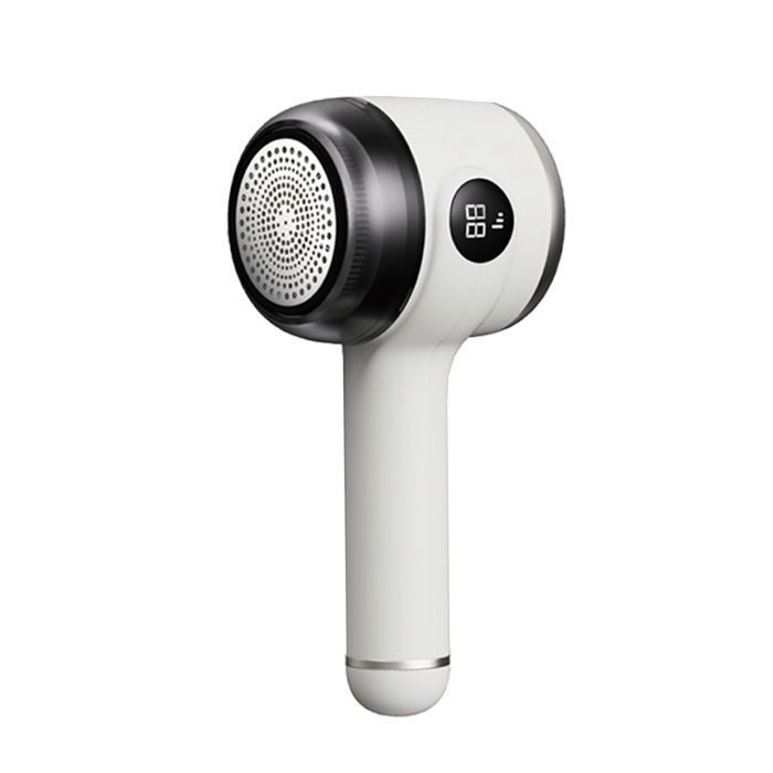 Rasoir Anti-Bouloche avec Aspiration 6 Lames Inox Écran LED 3 Vitesses USB Rechargeable Pulls Tissus Délicats .