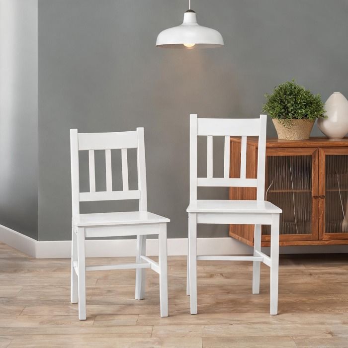 Style campagne Dining Chairs and Benches featuring 16.1 x 18.3 x 33.7 in with Lot de 2 chaises de salle à manger