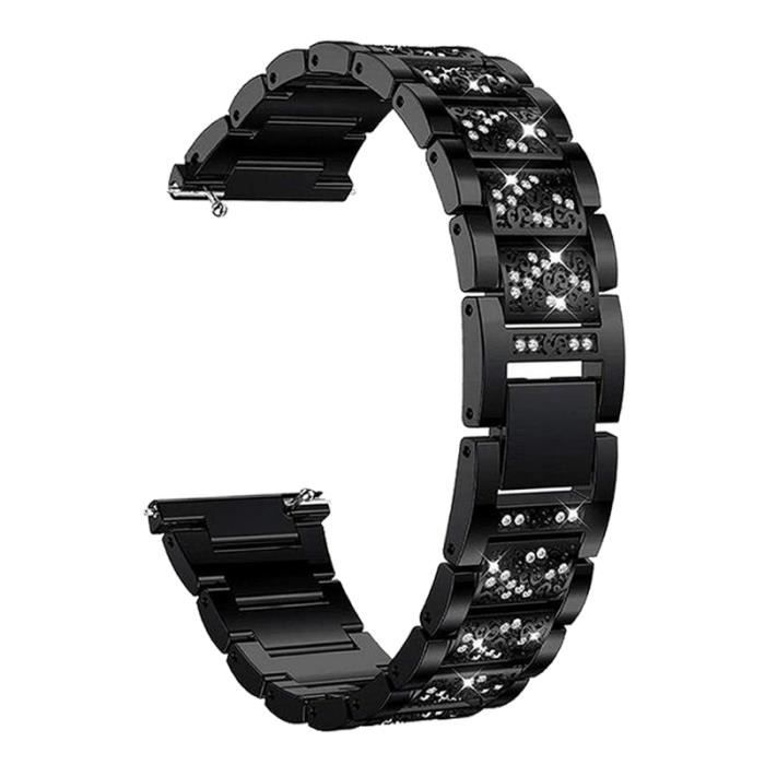 Bracelet De Montre Métallique Argenté Réglable - Largeur 17mm - Acier Inoxydable