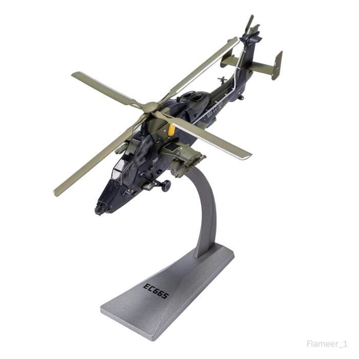 SEBUNAS – Kit Hélicoptère Militaire EC-665 1:72 – 24 Pièces – Assemblage Facile – Cadeau Enfant Adulte