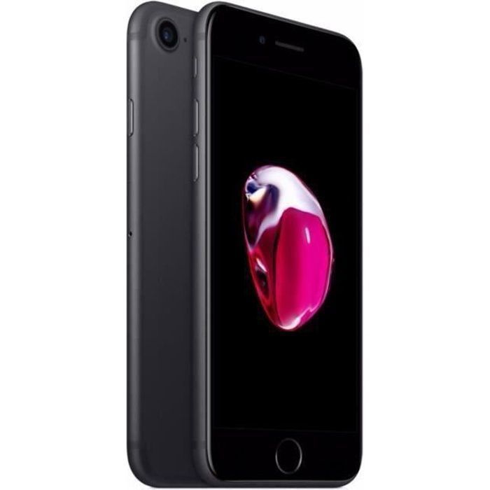 Achat T&eacute;l&eacute;phone portable iPhone 7 256 Go Noir Reconditionné - Etat Correct pas cher