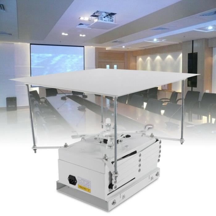 Support de plafond universel pour projecteur avec télécommande, 100 cm, pour montage au plafond, électrique, pliable, motorisé – 220