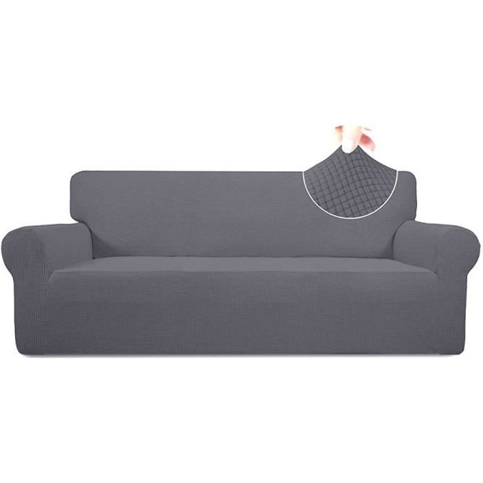 Details about   3 Place Extensible Forme Pour Élastique Housse Canapé Housse Meuble Protecteur 
