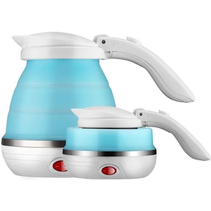 Bouilloire Pliable Silicone 1500ml - Portable Randonnée Voyage - Rose Rouge