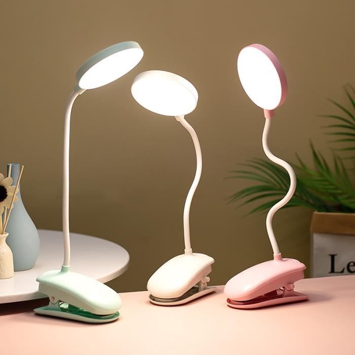 1 Pince Lampe, Lampe À Pince LED Pour Lit, Bureau, Chambre, Étude, Bureau