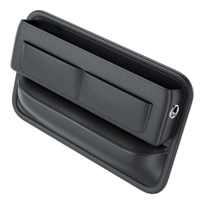 Organiseur de Rangement Siège Auto en Cuir PU Étanche Universel pour