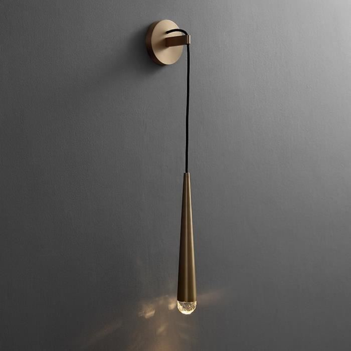 Applique murale moderne, éclairage du milieu du siècle, paire de lampes en la