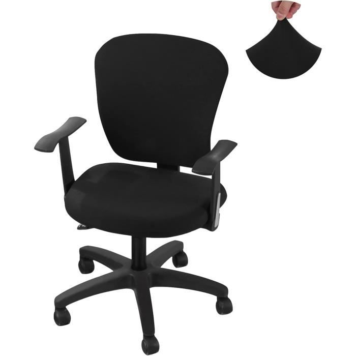 Vordpe Lot de 2 housses pour chaise de bureau, housse de