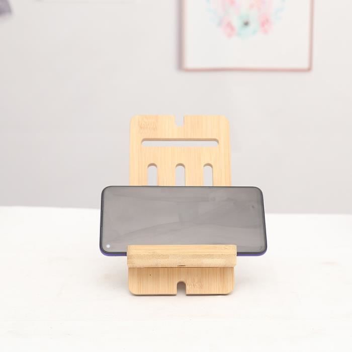 Lawei Support De Téléphone Portable En Bois à 36 Compartiments