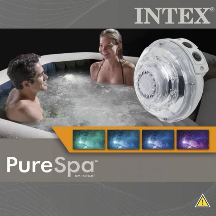 Accessoires pour piscines et spas Intex Lampe a LED multicolore