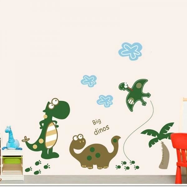 Sticker Mural Dinosaures Rigolos Achat Vente Stickers Soldes Sur Cdiscount Des Le 20 Janvier Cdiscount